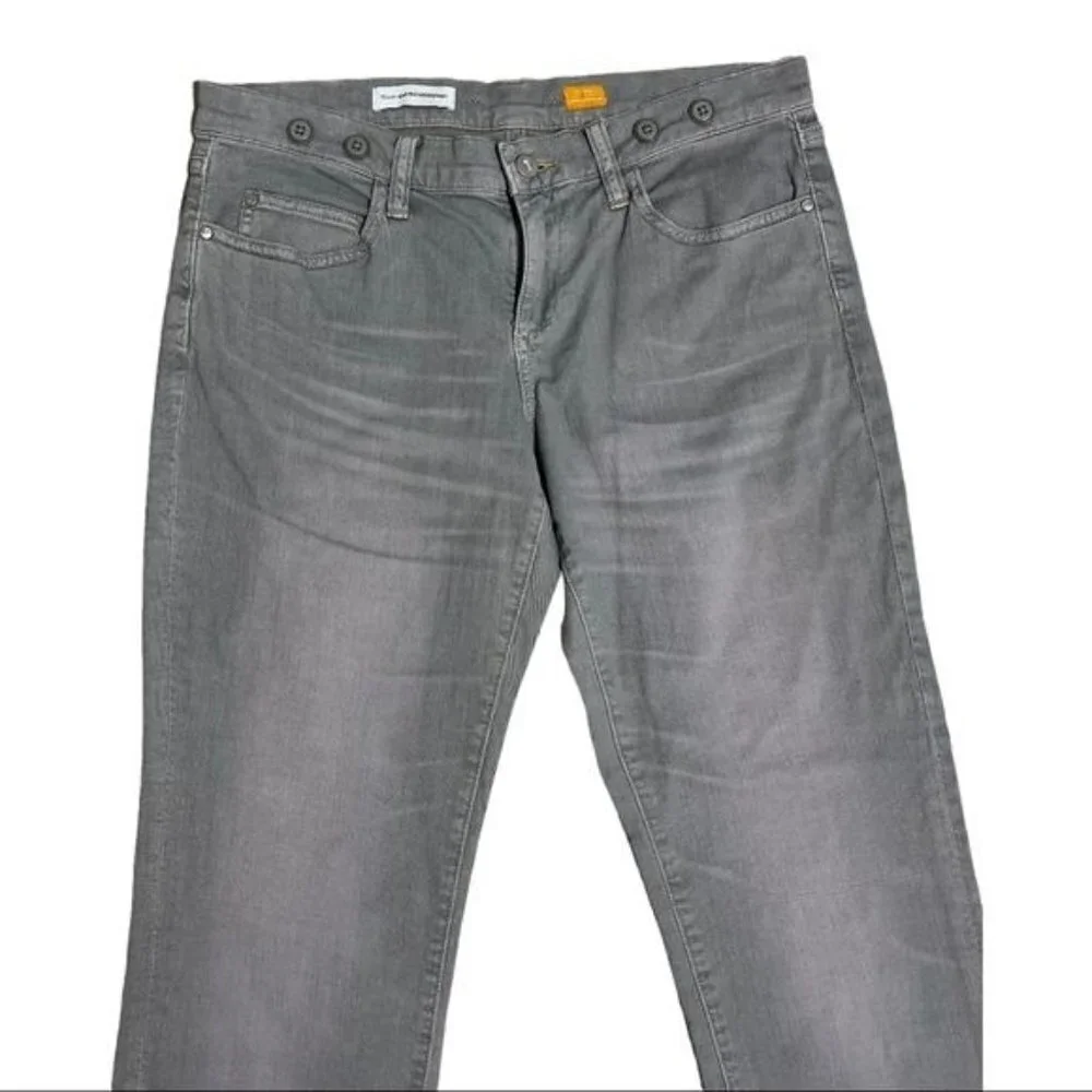 Pilcro and Letterpress Gray Straight Leg‎ Jeans Size 29
